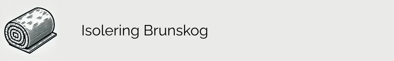 Isolering Brunskog